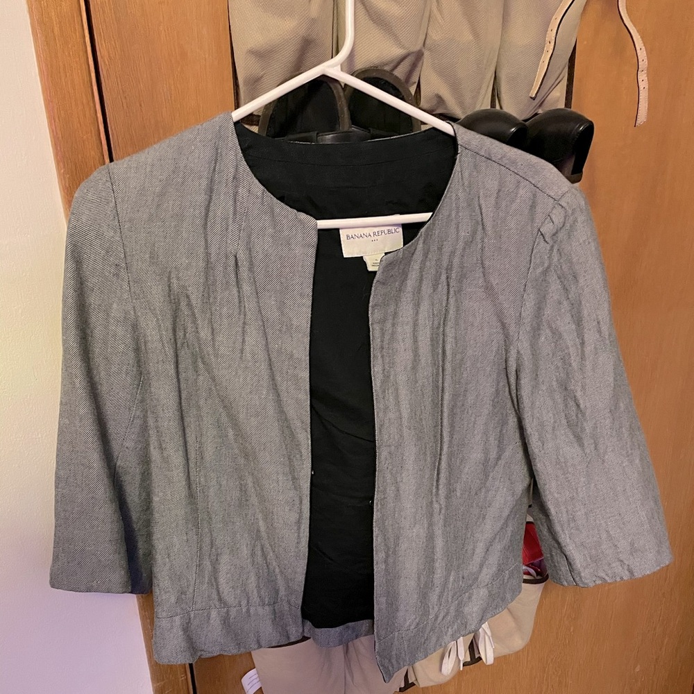 Banana Republic Crop Blazer